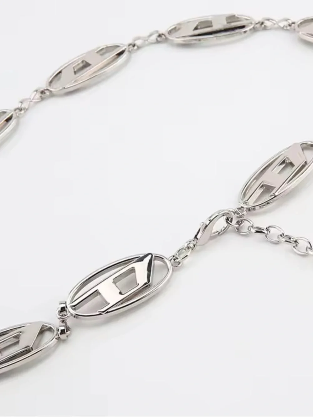 Diesel Logo D Chain Belt